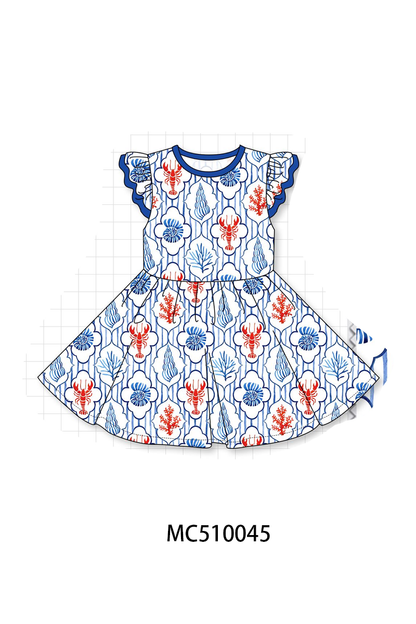 PO69 Blue lobster bamboo collection