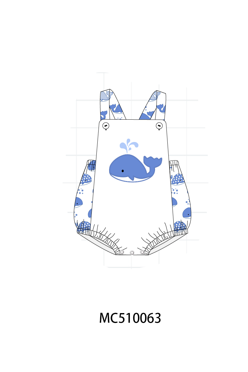 PO69 Blue whale print collection