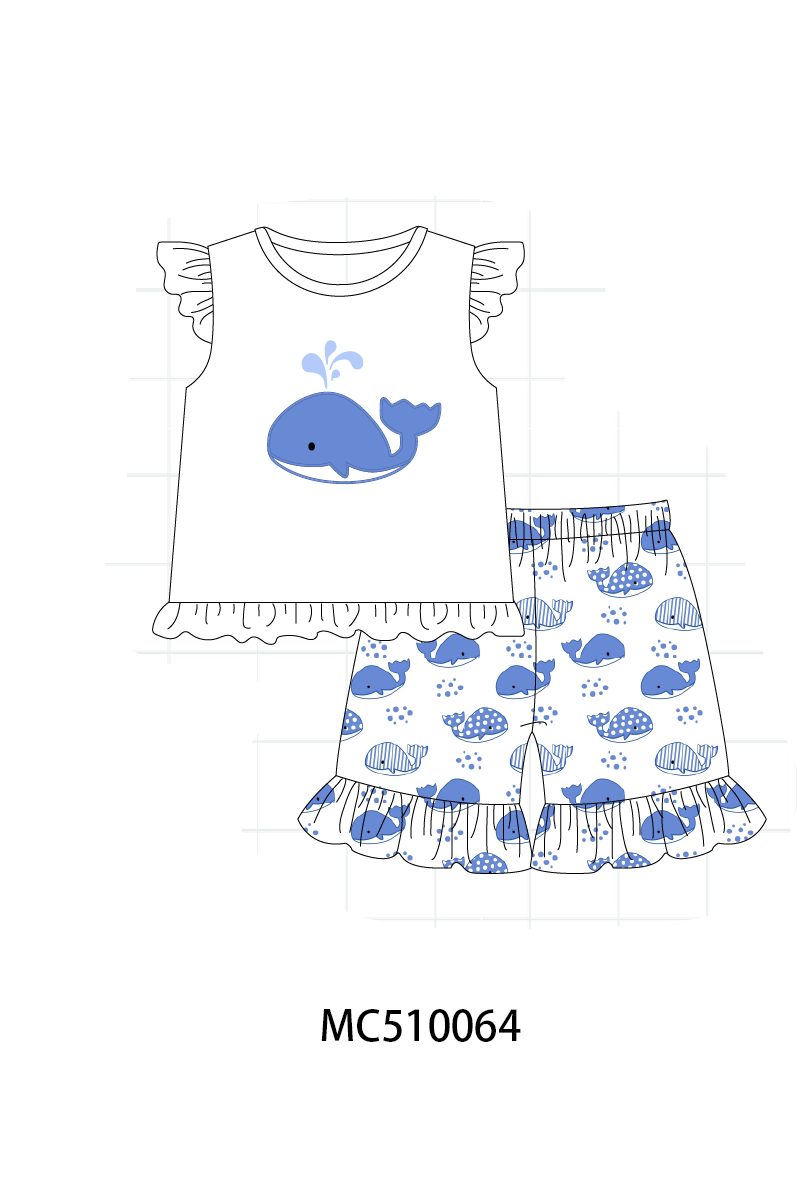 PO69 Blue whale print collection