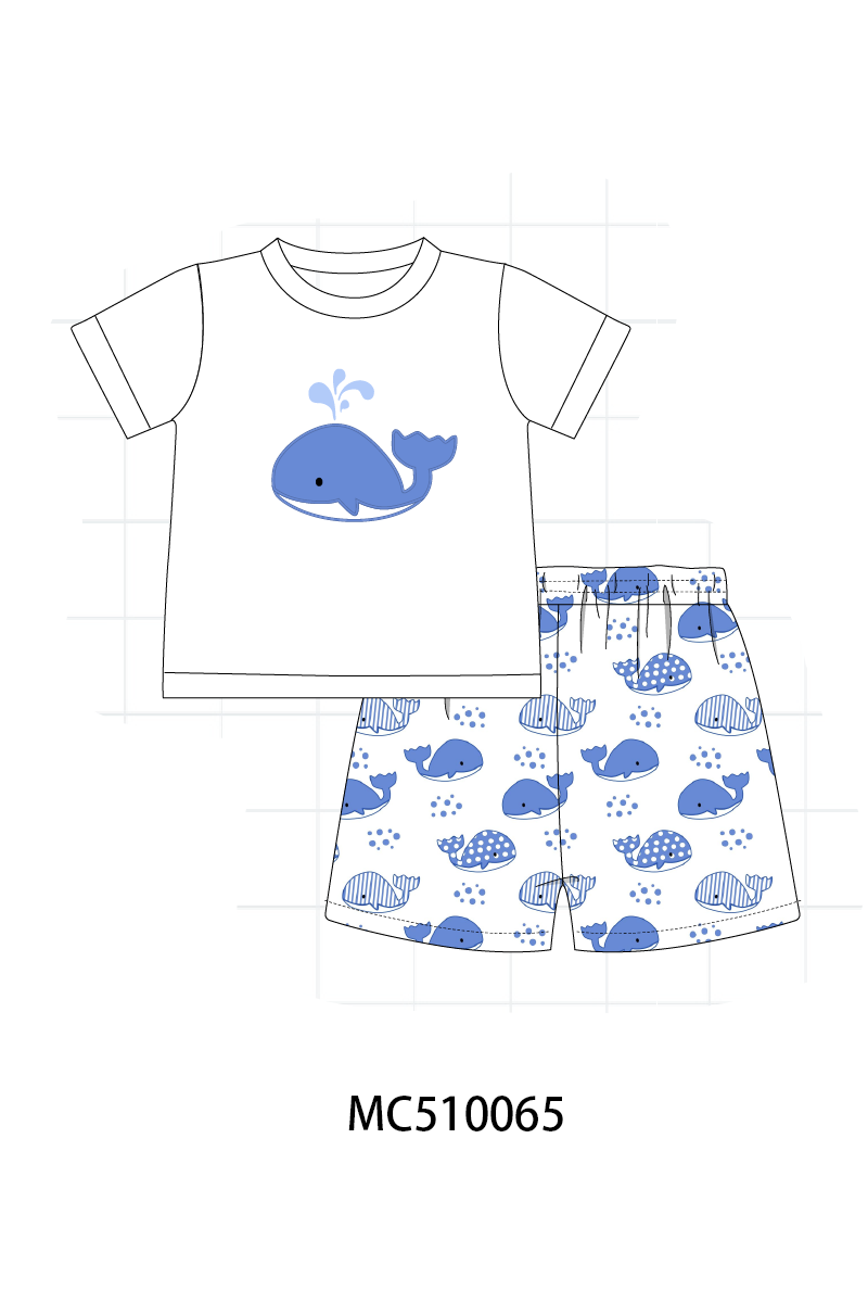 PO69 Blue whale print collection