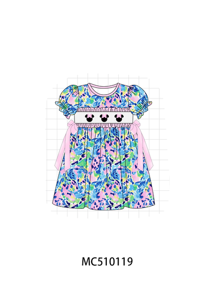 PO69 Pink character smocked collection