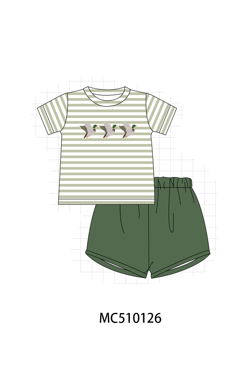 PO69 Camo duck embroidery collection