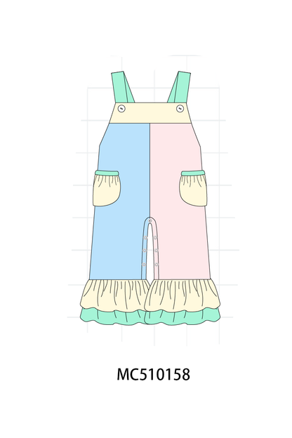 *Pre-Order* Color blocks ruffle collection 1