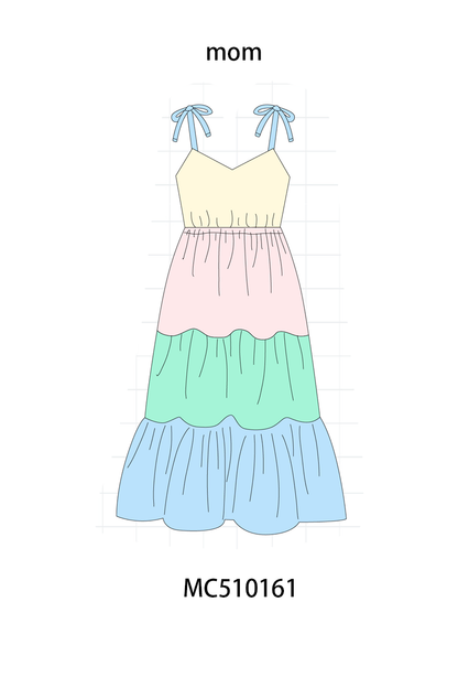 *Pre-Order* Color blocks ruffle collection 1