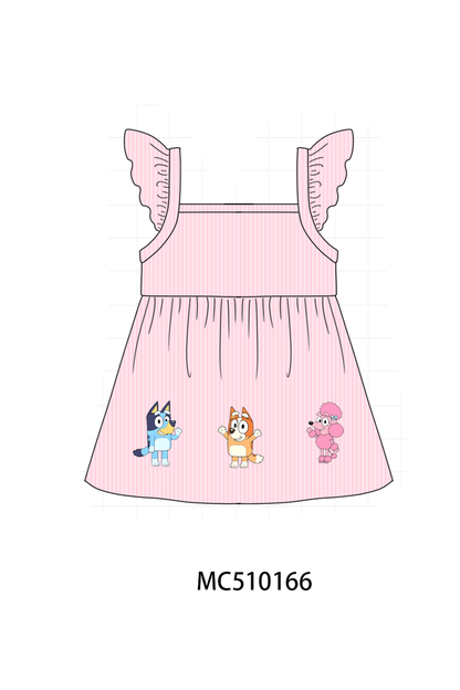 *Pre-Order* Pink&blue character applique collection