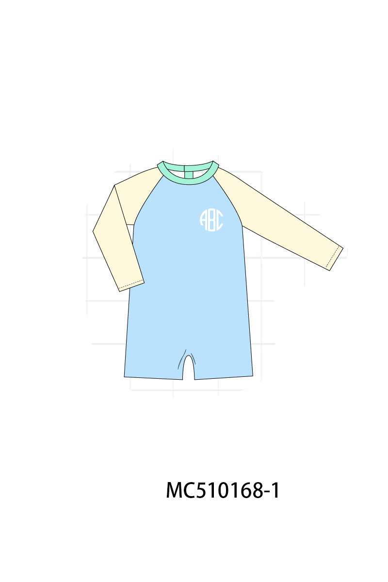 *Pre-Order* Colors blocks monogram embroidery collection 1