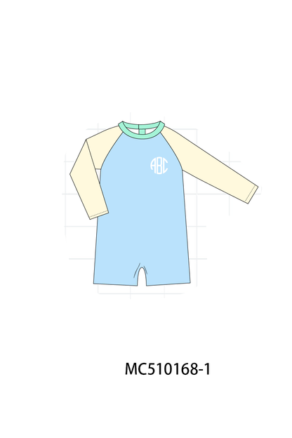 *Pre-Order* Colors blocks monogram embroidery collection 1