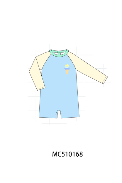 *Pre-Order* Colors blocks ice cream embroidery collection