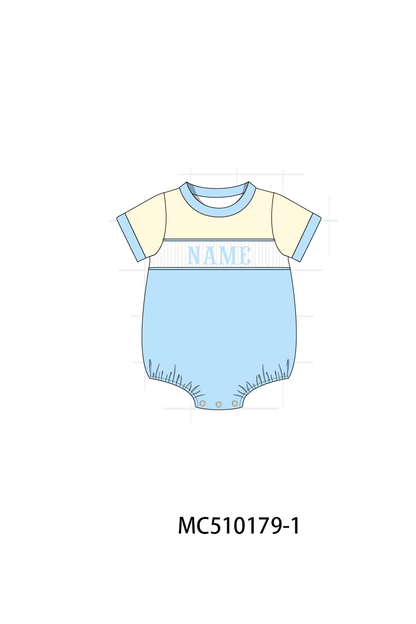 *PreOrder*  Colors blocks monogram embroidery collection 2