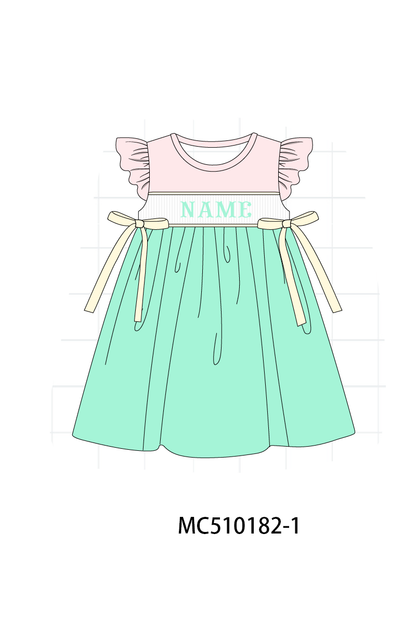 *PreOrder*  Colors blocks monogram embroidery collection 2