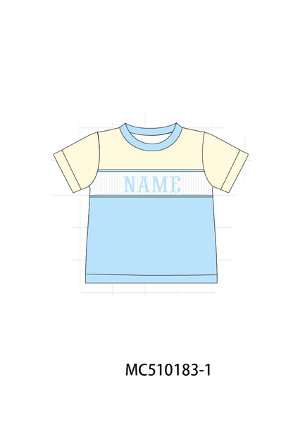 *PreOrder*  Colors blocks monogram embroidery collection 2