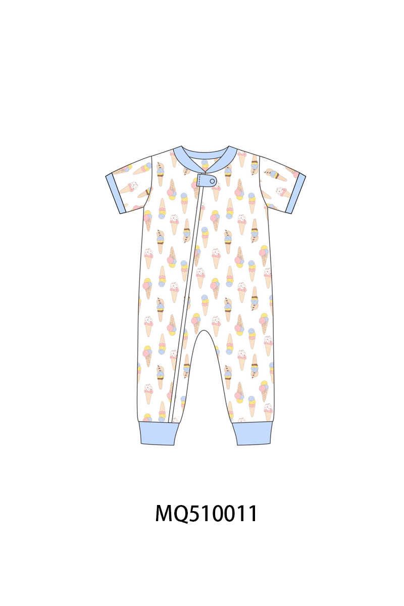 PO70 Blue&pink ice cream bamboo collection
