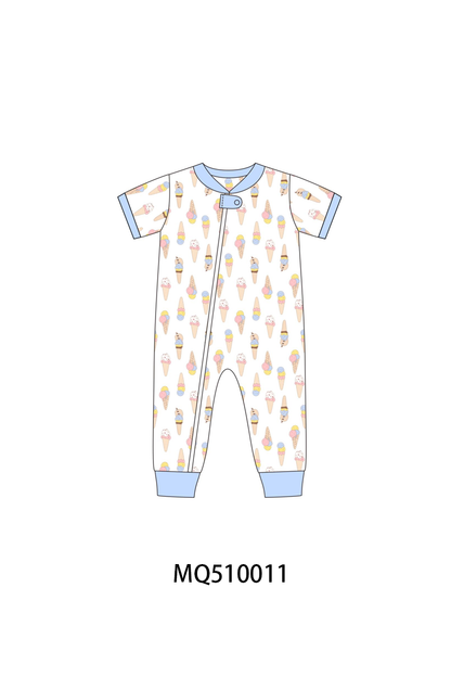 PO70 Blue&pink ice cream bamboo collection