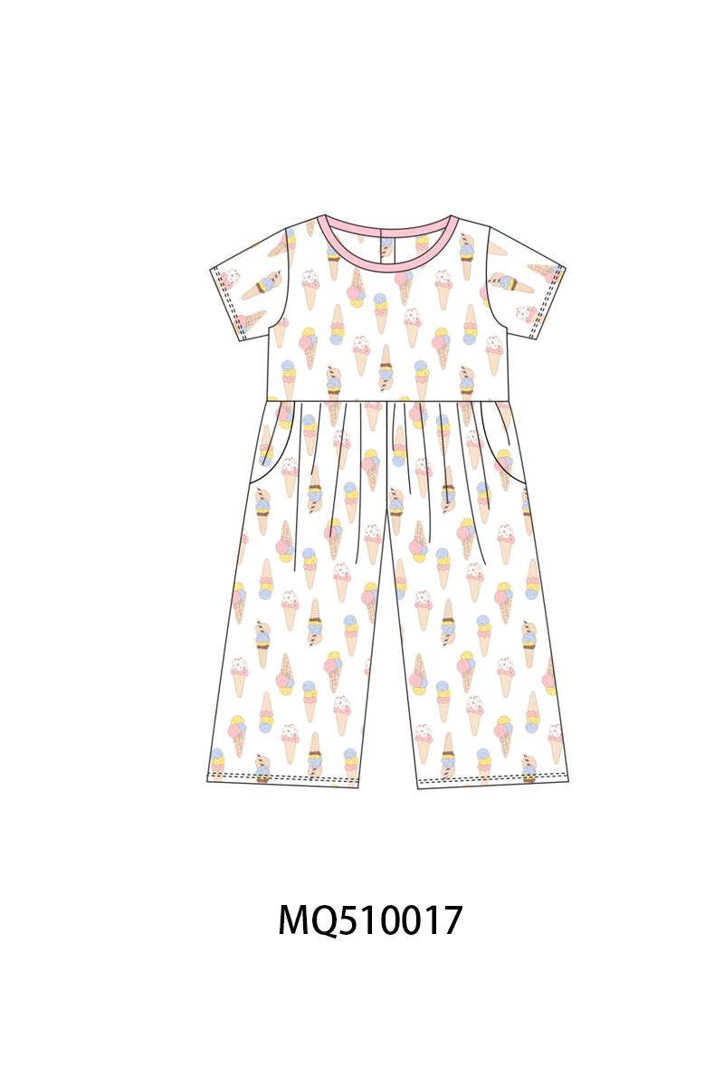 PO70 Blue&pink ice cream bamboo collection