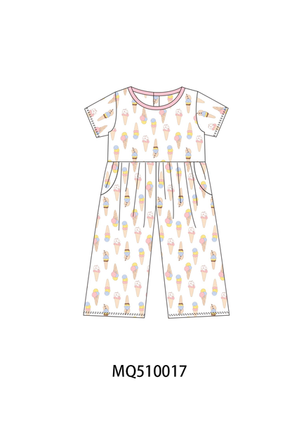 PO70 Blue&pink ice cream bamboo collection