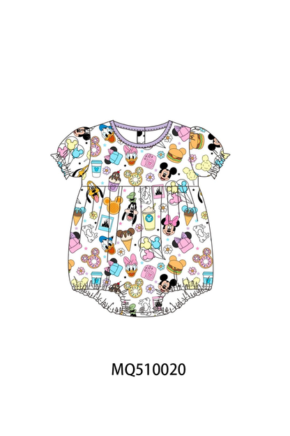 PO70 Purple character print bamboo collection 1