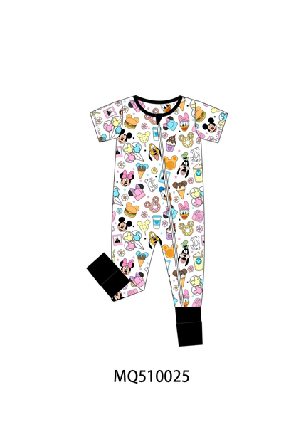 PO70 Purple character print bamboo collection