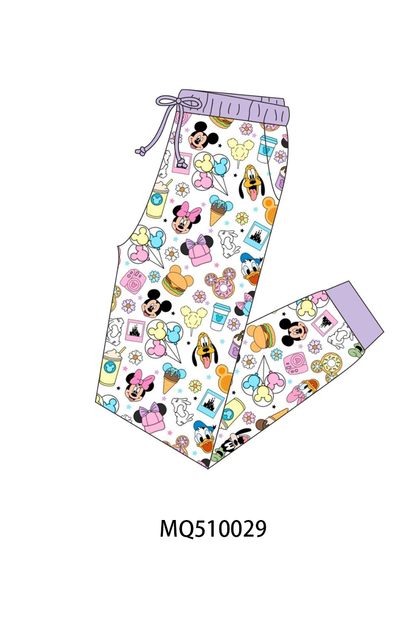 PO70 Purple character print bamboo collection