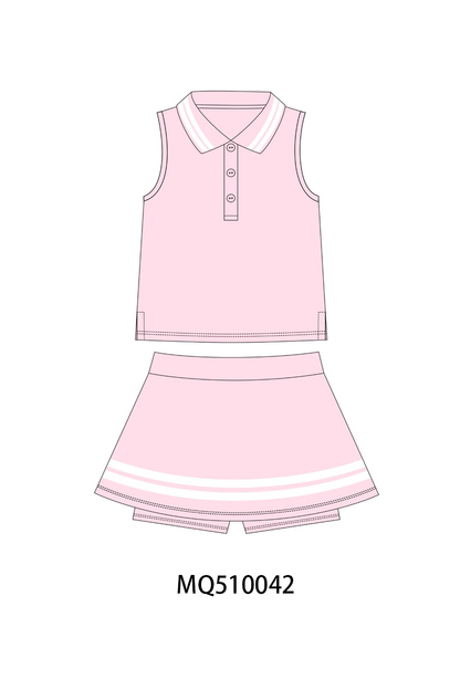 PO70 Multicolored 2pc active skorts set collection