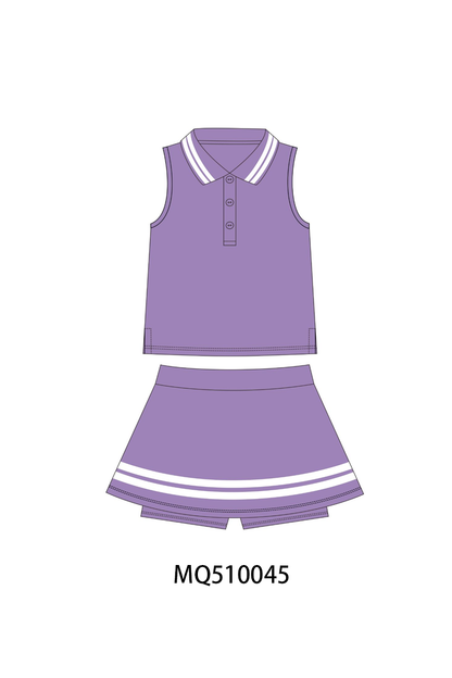 PO70 Multicolored 2pc active skorts set collection
