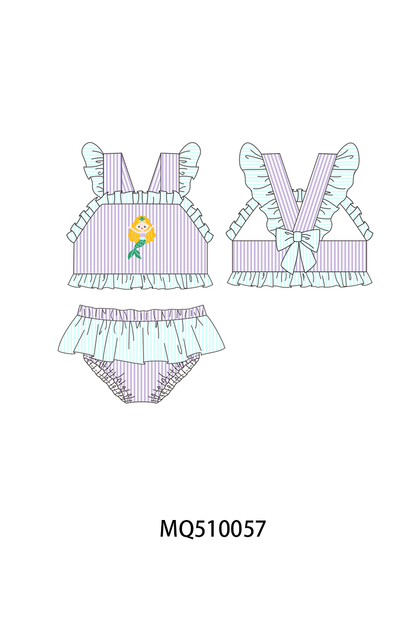 PO70 Purple mermaid pirate applique collection 2
