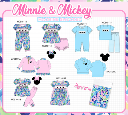 PO69 Pink character smocked collection