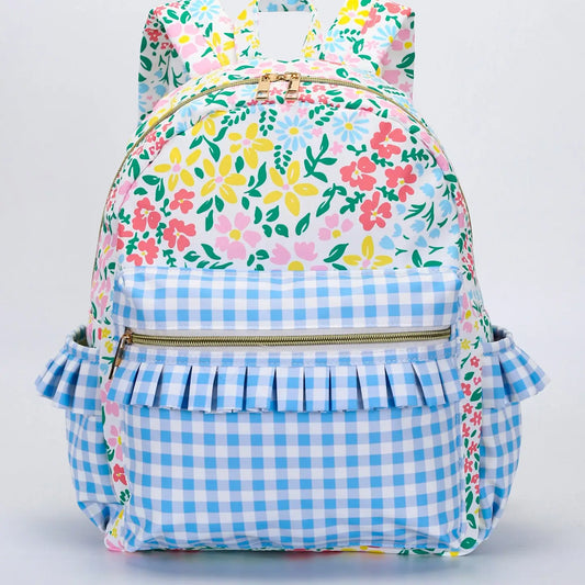 *PREORDER* Yellow Flower Ruffle Backpack