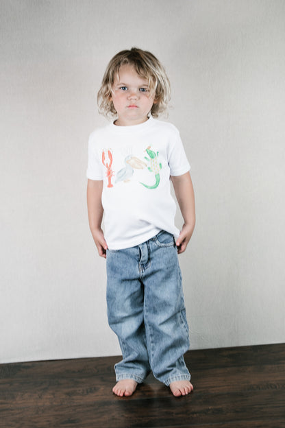 Light Wash Straight Denim Jeans