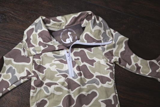 Vintage Camo Pull-Over