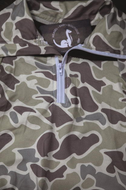 Vintage Camo Pull-Over