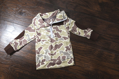 Vintage Camo Pull-Over