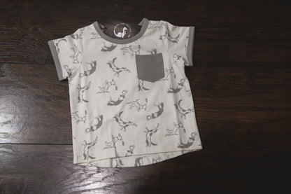 Pocket Tee- Putty Dogs