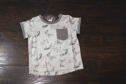 Pocket Tee- Putty Dogs