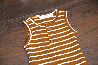 Simple in Stripes | Romper