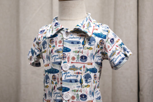 Little Fisherman | Button Up