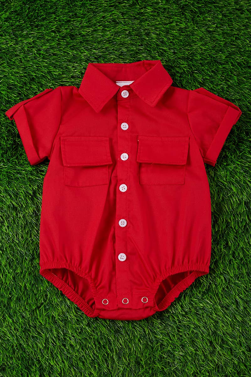 Red Outdoor Shirt | Onesie