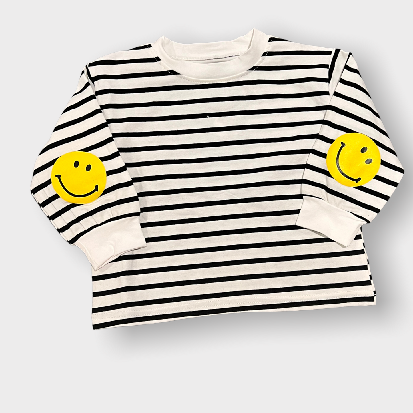 Smile | Long Sleeve Tee (Black)