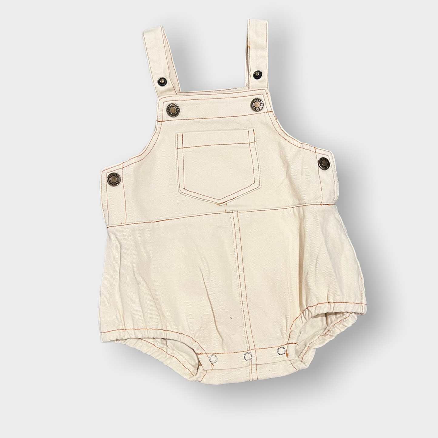 Romper | White Jean