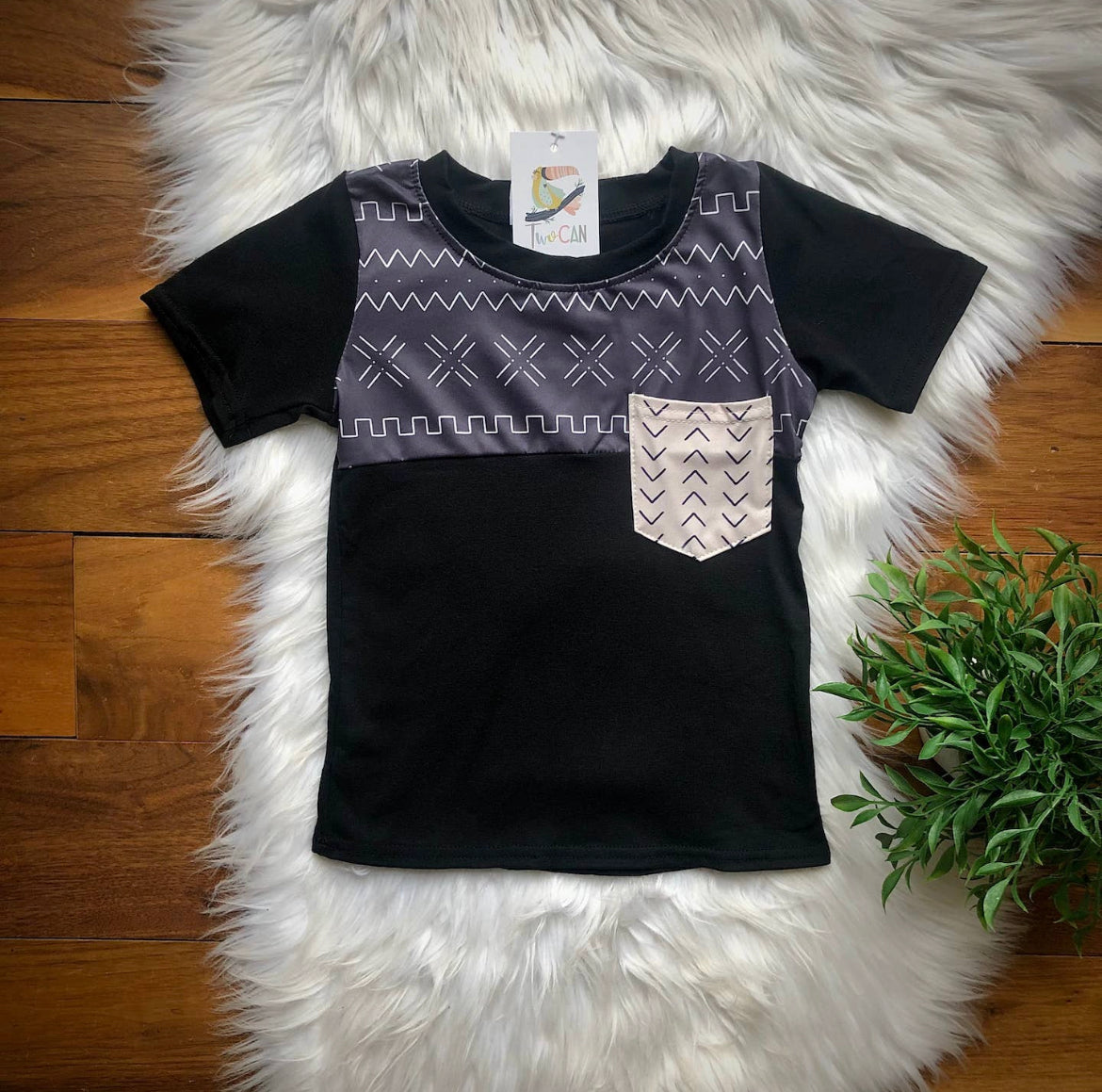 Tribal Vibes Pocket Tee